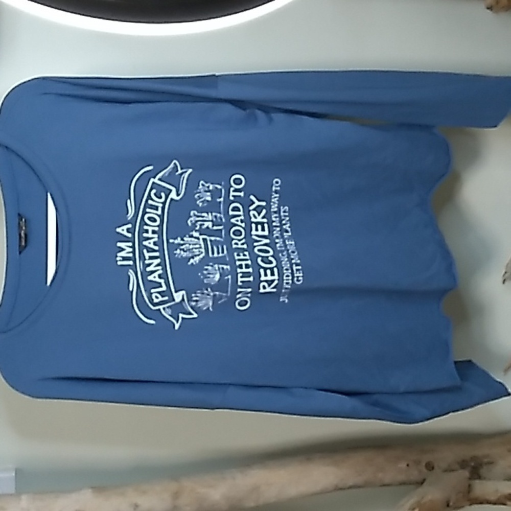 Lilicloth *Plantaholic* graphic wide neck drop shoulder long sleeve sweatshirt